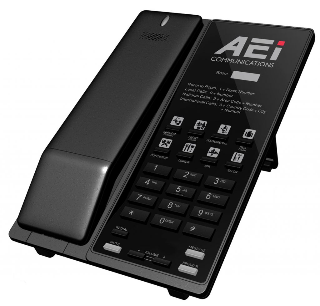 Аналоговый телефон AEI AVM-8108-SMK - АТС для гостиницы